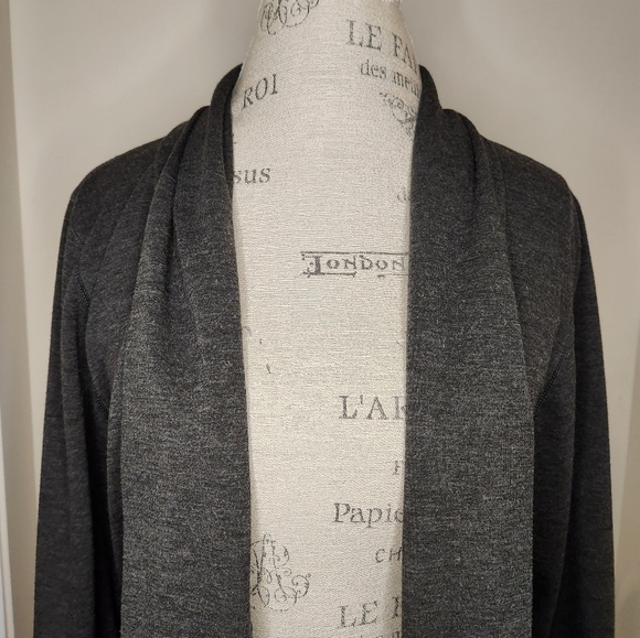 Jersey Wrap Robe Cardigan - Picture 7 of 12